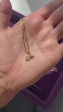 Load and play video in Gallery viewer, 14kt Solid Gold Star Charm
