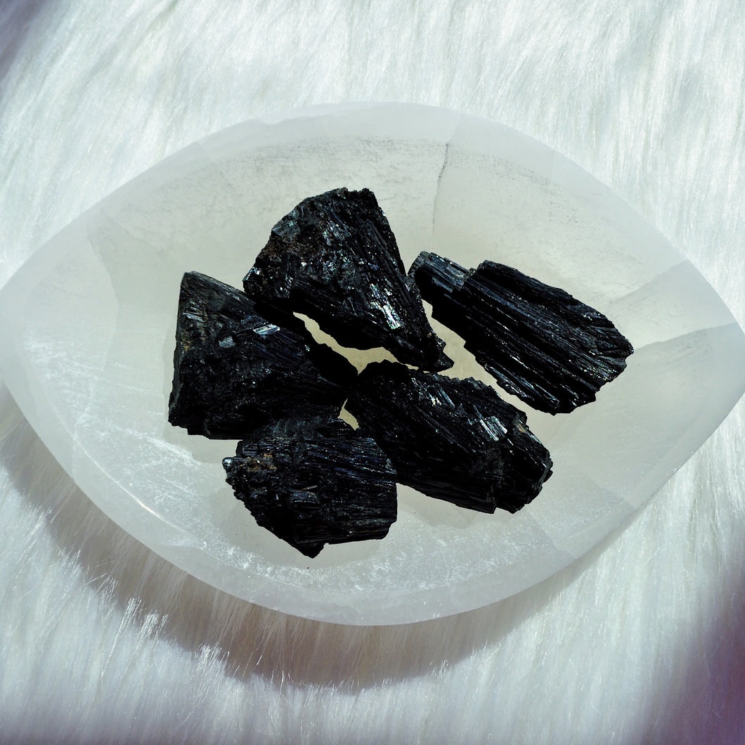 Small Black Tourmaline Pieces