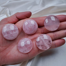 Load image into Gallery viewer, Round Rose Quartz Cabochon
