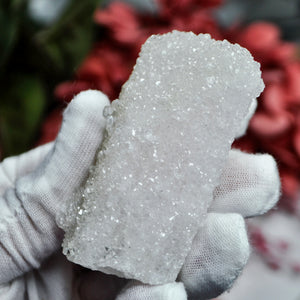 Druzy Quartz covered Danburite