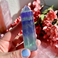 Load image into Gallery viewer, Purple and Green Fluorite Tower
