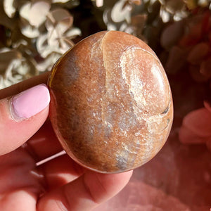 Peach Moonstone Palmstones