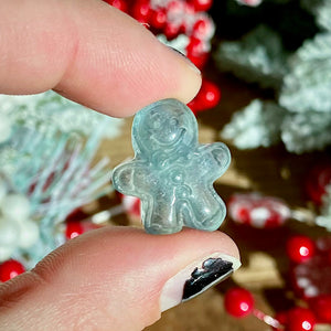 Fluorite Gingerbread Men