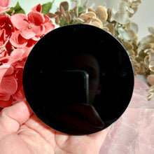 Load image into Gallery viewer, Black Obsidian Mirror 4 inch
