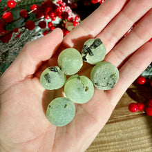 Load image into Gallery viewer, Prehnite Balls with Epidote
