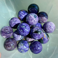 Charoite Spheres