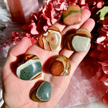 Load image into Gallery viewer, Polychrome Jasper Hearts
