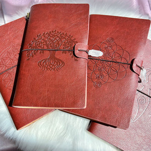 Reddish Brown Leather Notebooks