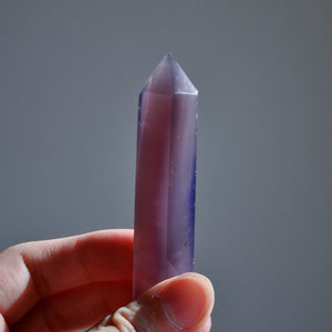 Purple and Pink Fluorite Tower