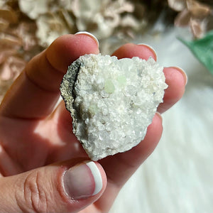 Prehnite in Quartz from New Jersey