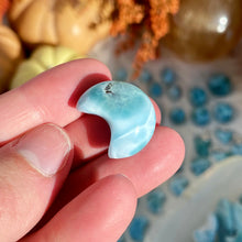 Load image into Gallery viewer, A Grade Larimar Crescent Moon
