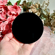 Black Obsidian Mirror 4 inch